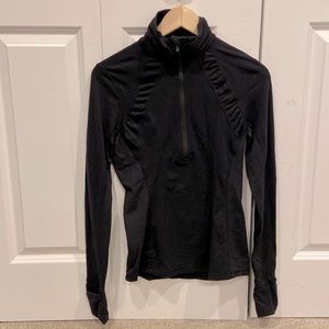 lululemon Black Half-Zip Sweater/Light Jacket